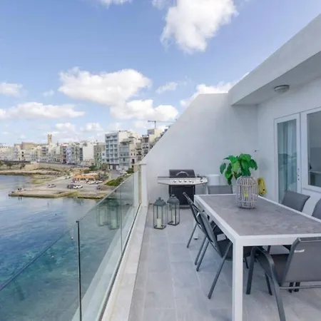 Seafront With Beautiful Views & Outdoor By 360 Estates St. Paul's Bay