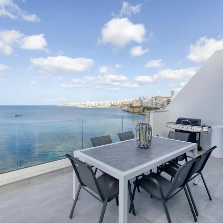 Seafront With Beautiful Views & Outdoor By 360 Estates * St. Paul's Bay