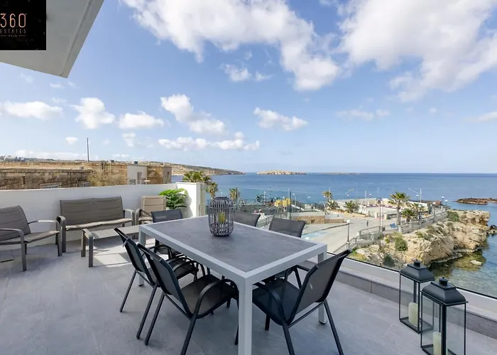 Seafront With Beautiful Views & Outdoor By 360 Estates Appartamento St. Paul's Bay
