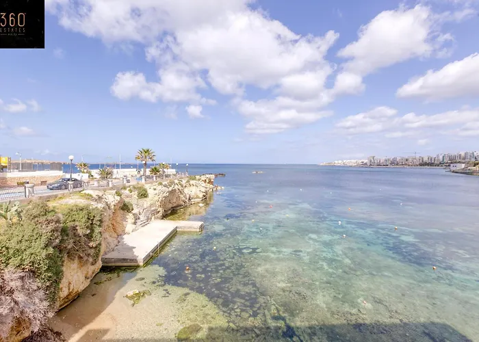 Seafront With Beautiful Views & Outdoor By 360 Estates St. Paul's Bay